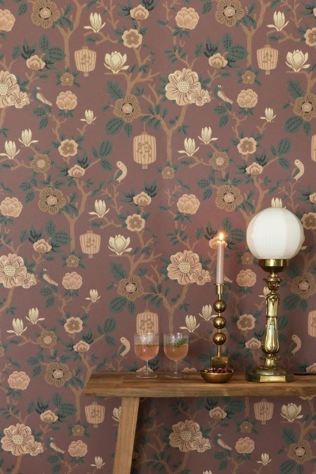 Afbeeldingen van Kleurcombinatie Tokyo Tea Rioja red - 160-04 - 07982-01